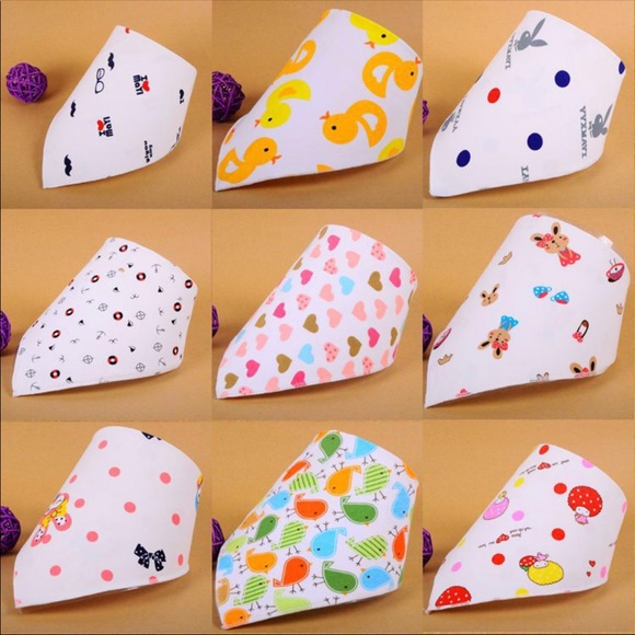 4 for $10 Baby bandana bibs - Picture 2 of 5